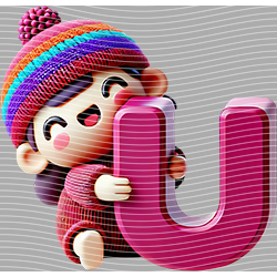 Cartoon letters-CL 594